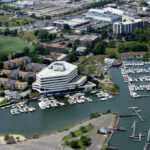Aerial Shot of 70 Seaview Ave Offices of Clearview Investment